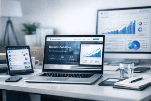 Importância de ter sua empresa online com site profissional, UX, desenvolvimento web e presença digital estratégica